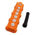 thumbnail image 1 of Inteprter 1pc COB63 Hoist Push Button Switch AC Orange 200/500V Ways 6 Rainproof Electrónica miscelánea, 1 of 1