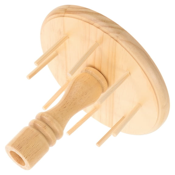 Thread Spool Holder Yarn Sewing Machine Accessories Embroidery Storage Organizer Wooden