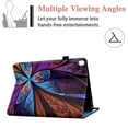 thumbnail image 4 of Allytech Cover for Galaxy Tab S5e SM-T720/SM-T725 2019 Release 10.5 inch, Multi-Viewing Angles Fold Smart Auto Sleep Wake Wallet Case with Pencil Slot for Samsung Galaxy S5e T720/T725, Colorful Floral, 4 of 8