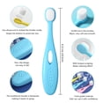 thumbnail image 2 of Cepillo de dientes para niños-Azul*2+Polvo*1+Amarillo*1 Adepaton LRWJ392, 2 of 7