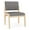 Castillo Gray, variant on Lenox Wood Reception Waiting Armless Guest Chair / Natural Wood / Light Gray