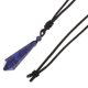 thumbnail image 4 of Dark Blue Crystal Necklace with Braided Rope for Decorative Use Fashionable Charm Jewelry, 4 of 4