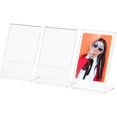 thumbnail image 1 of Cadre Photo Acrylique 3 Pcs pour Fujifilm Instax Mini 12/11/9/8 Table Affichage Transparent Photo 3 Pouces, 1 of 4