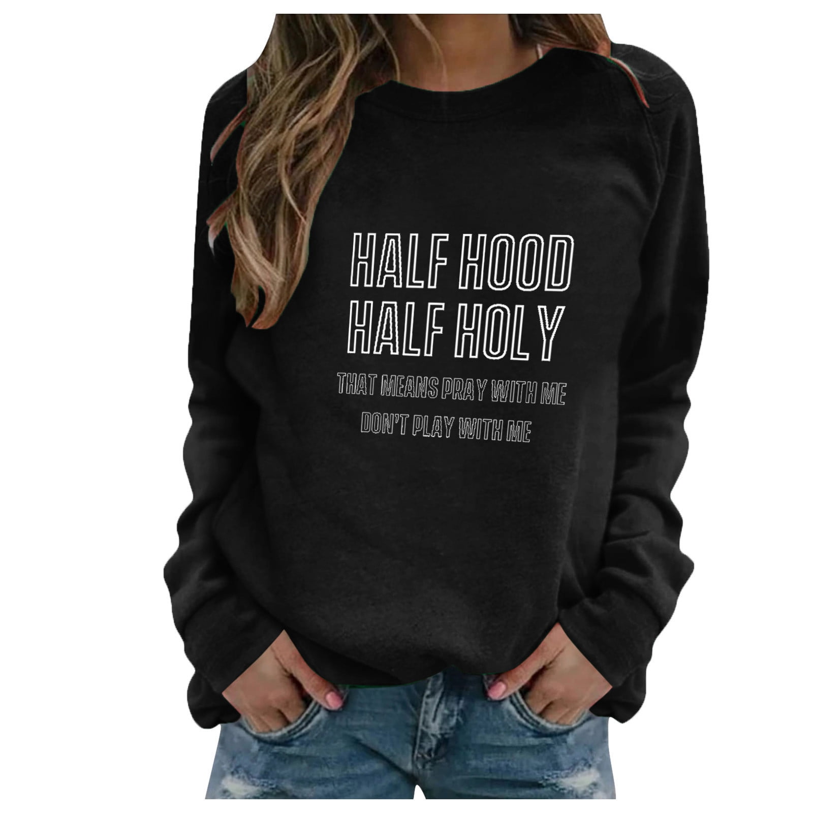 Xinshide Women S Oversized Sweatshirt Fashion Warm Shirt Blouse Letter Printed Long Sleeved Loose Soft Eleganst Blouse Pullover Sweatshirts For Women Walmart Com