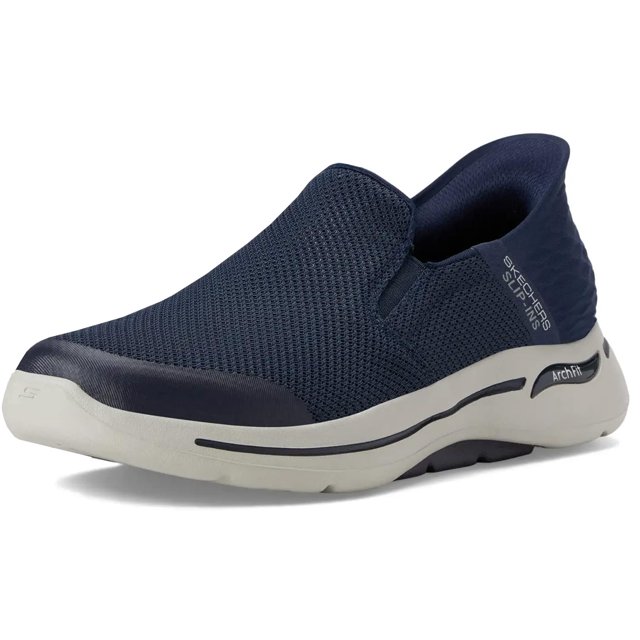 Zapatos Skechers Gowalk Arch Fit sin cordones para hombre, azul marino, talla 11.5