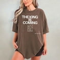 thumbnail image 5 of Jesus Christian Shirt – Comfort Colors Tee | The King is Coming, Forgiven, Yeshua, Jesus Saves, 5 of 8