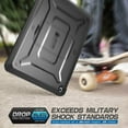 thumbnail image 6 of SUPCASE Heavy Duty [Unicorn Beetle PRO Series] Full-Body Rugged Protective Case with Built-in Screen Protector & Dual Layer Design for Apple iPad 9.7 inch 2017/2018 (Black), 6 of 6