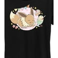 thumbnail image 3 of Pokémon - Cafe Eevee  - Women's Short Sleeve Graphic T-Shirt, 3 of 5