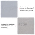 thumbnail image 4 of Uxcell 15pcs Mesh Sanding Sheets 320 Grits 2.8" x 5" Wet/Dry Sandpaper Dust-Free Hook and Loop Abrasive Pads, 4 of 6
