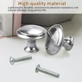 thumbnail image 5 of Lohoms Door Knobs, 40PCS Cabinet Knobs Drawer Pulls, Stainless Steel Door Handles Kitchen Cupboard Drawer Hardware Brushed Nickel Pulls With Screws, Silver, 5 of 11