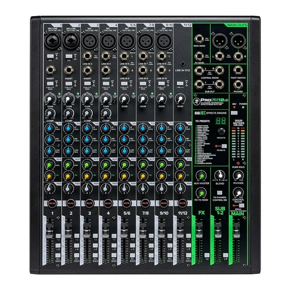 Mackie ProFXv3 Series PROFX12V3 - Analog mixer with GigFX - 12-channel