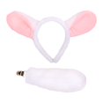 thumbnail image 1 of Runquan Animal Ears and Tail Set Cosplay Supplies for Role Playing Party Props Girls, 1 of 8