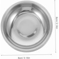 thumbnail image 2 of Luxshiny 6pcs Stainless Steel Tea Bag Dish Round Coaster for Tea Bags Functional Drip Tray Elegant Design, 2 of 8