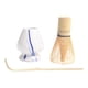 thumbnail image 5 of Juego de té japonés de 3 piezas que incluye batidor de bambú para matcha, cuchara de té tradicional y utensilios para el té. E Azul Blanco, 5 of 9