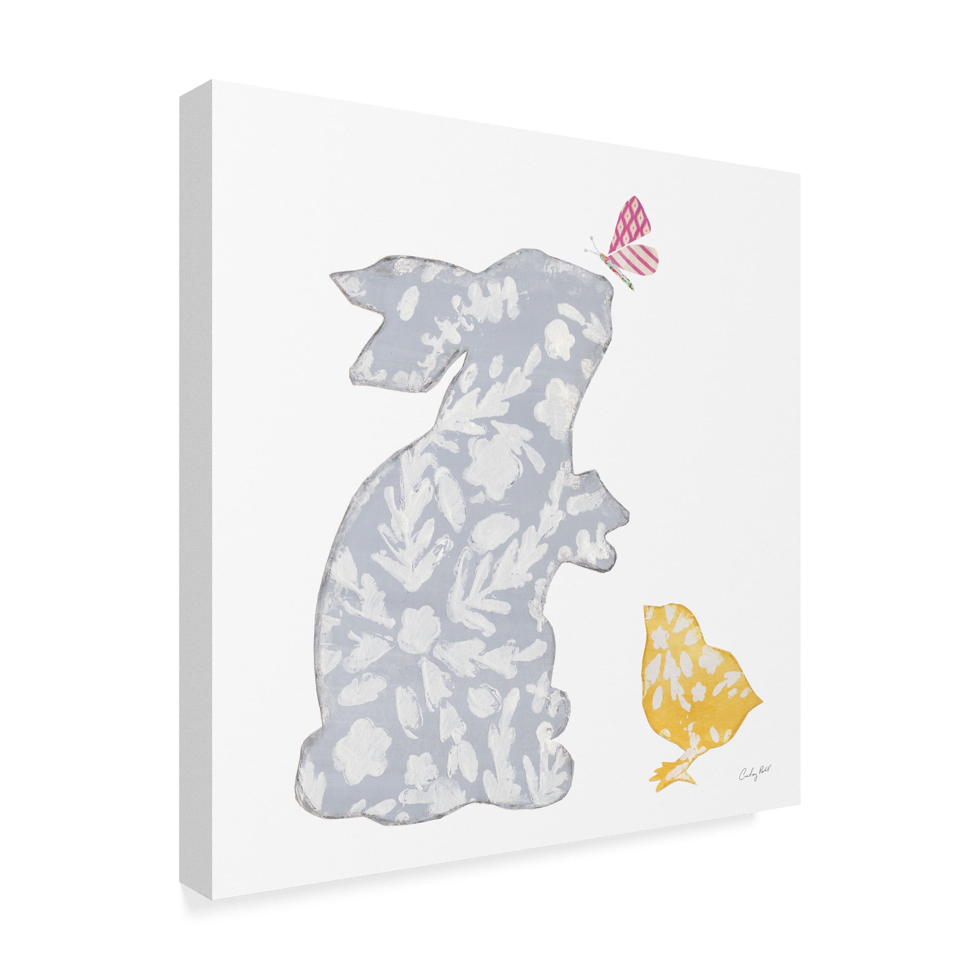 Trademark Fine Art 'Spring Has Sprung I' Canvas Art by Courtney Prahl