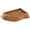 Brown, variant on Tortoise Water Bowl with Ramp, Tortoise Food Water Bowl, Turtle Water Bowl, Tortoise Bathing Pool, Leaf Tortoise Food Water Pool Reptile Bathing Turtle Soaking Dish Aquarium Habitat Accessories