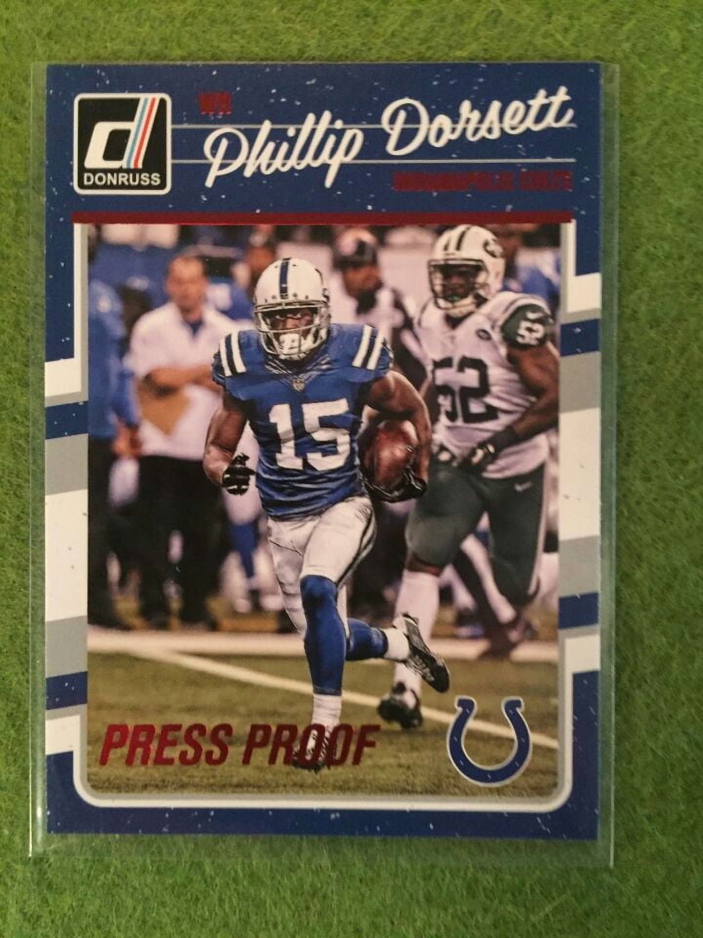 Phillip Dorsett NFL Football Card 2016 Donruss Press Proof #129 - Rare Red Foil!