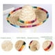 thumbnail image 3 of Jumpingount Sombreros de paja mexicanos, 5 uds., gorros de paja Natural a prueba de polvo, hermosos suministros para perros, sombrero para el sol, Sombreros, 3 of 6