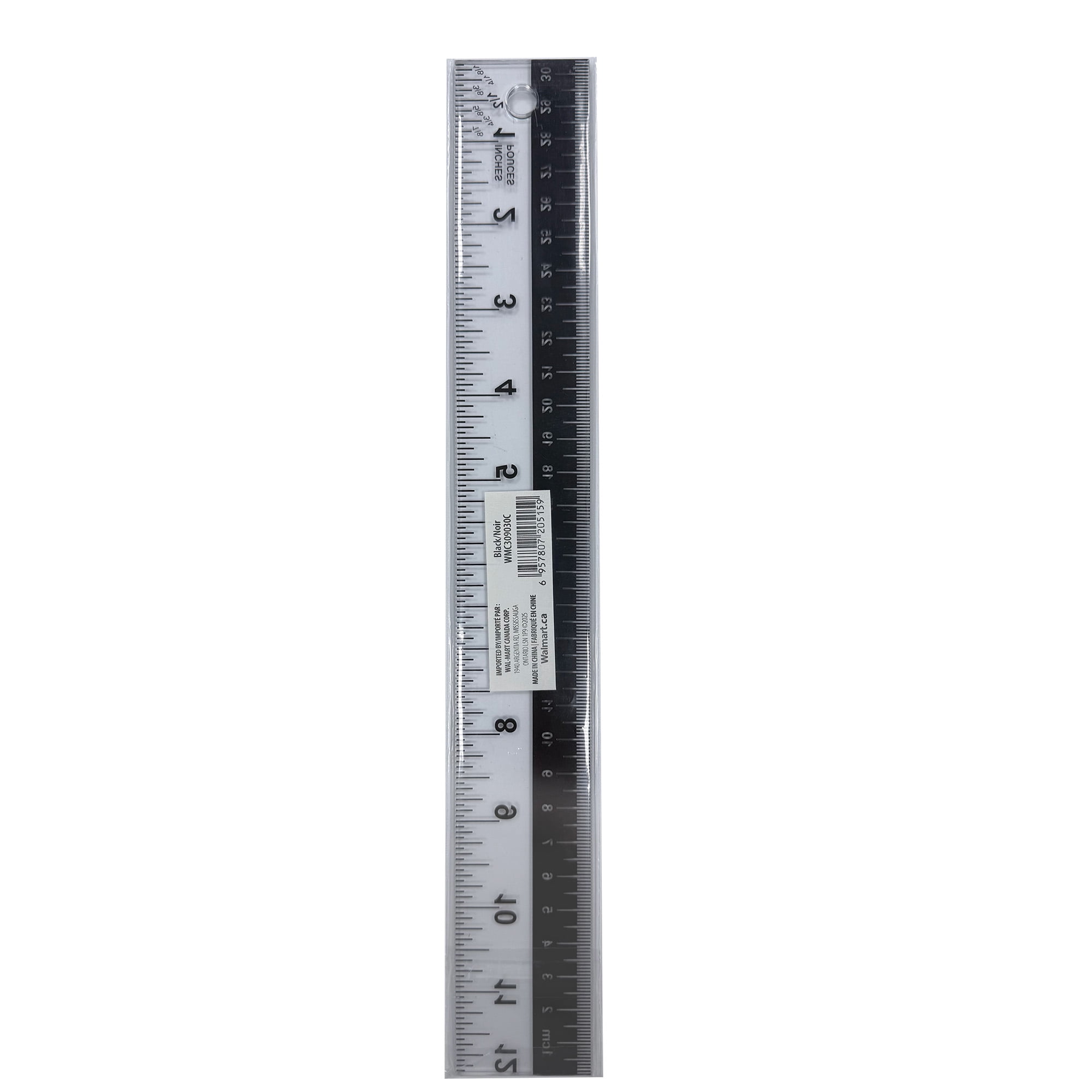 Pen+Gear Big Number Ruler 30 inch Black Measuring Tool for Student ...