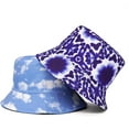 thumbnail image 2 of CoCopeaunts Women Tie Dye Bucket Hat Reversible Street Hip Hop Outdoor Men Fisherman Hat for Summer Travel Anti-Ultraviolet, 2 of 8