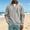 U6-Gray, variant on Corduroy 1/4 Zip Sweatshirt for Men Stand Collar Long Sleeves Pullovers with Elbow Patches Chest Zipper Pocket Sweatshirts Vintage Fall Winter Casual Loose Fit Tee Tops,Light Green 2XL