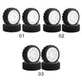 thumbnail image 2 of 4pcs RC car wheel tires for Tamiya TT01/TT02/XV-01, 2 of 5