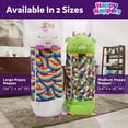 thumbnail image 4 of Happy Nappers - Blue Monster 31540 (Medium) Pillow & Sleepy Sack - Comfy, Cozy, Compact, Super Soft, Warm, All Season, Sleeping Bag with Pillow - 54” x 20” (Blue), 4 of 5