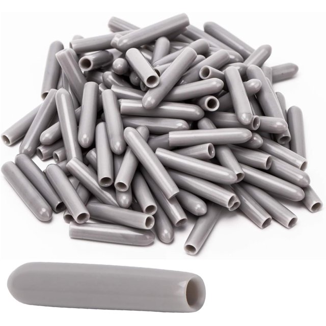100pcs Dishwasher Rack Tine Prong Repair End Cover Caps, PVC Dishwasher Prong Rack Tip Tine Cover Caps, Anti Slip 1 inch Round Tips for Most Rack