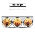 thumbnail image 5 of Dyno Racing Triple Gauge Kit Volt Gauge Water Temp Gauge Oil Pressure Gauge, 5 of 7