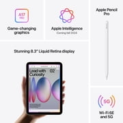 Apple iPad mini A17 Pro - Wi-Fi + Cellular 128GB - Blue - MXPP3LL/A - (7th Gen - Fall 2024)