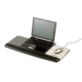 thumbnail image 3 of 3m/commercial Tape Div. Antimicrobial Gel Mouse Pad/keyboard Wrist Rest Platform, Black/silver, 3 of 5