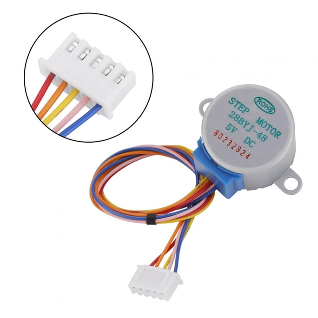 4-Phase 5-Wire Stepper Motor, Practical Low Noise 5 Pcs /Set Operation Motor, For 2 Phase 5V