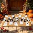 thumbnail image 3 of Halloween Thanksgiving Fall Harvest Coir Doormats, Multiple Sizes & Shapes Ghost Pumpkin Bat Welcome Front Door Mats, Non-Slip Outdoor Indoor Entryway Decor Floor Rugs, 3 of 6