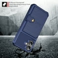 thumbnail image 7 of Feishell for iPhone 16 Plus Wallet Case, with ID&Credit Card Holder Slots Pockets Wallet Back Cover Stand Flip Folio Leather Magnetic Absorption Cover For  iPhone 16 Plus,
Darkblue, 7 of 7
