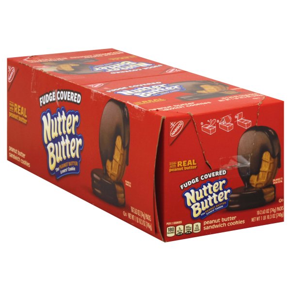 Fudge Covered Nutter Butters Travel packs (Fudge Covered, 10 Walmart