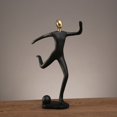 thumbnail image 3 of Decorative Objects Black Sports Sports Abstract Sculpture Unique Sculpture Modern Statue, 3 of 3
