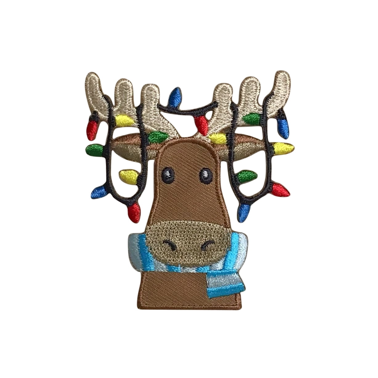 Craft Supplies & Tools Moose Applique Patch Antlers Iron on Animal ...