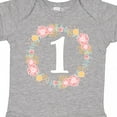 thumbnail image 4 of Inktastic 1st Birthday Rose Flower Wreath Girls Girls Baby Bodysuit, 4 of 5