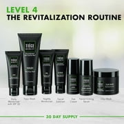 Tiege Hanley Revitalization Skin Care Routine System for Men with Face Serum and Detoxifying Clay Mask, Level 4