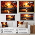 thumbnail image 4 of Designart "African Savannah Charm V" African Floater Framed Wall Art Print, 4 of 7