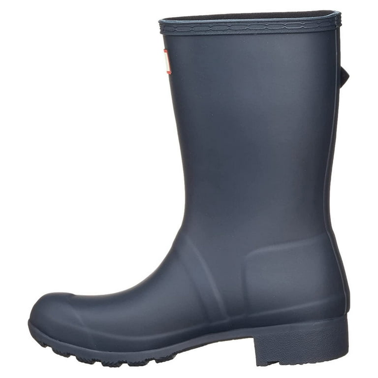 Hunter Original Tour Short Rubber Women's Boots (Navy, 5 UK