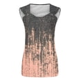 thumbnail image 3 of qucoqpe Summer Sleeveless Tank Tops for Women Fashion Casual Loose Fit Crew Neck Camisole Blouses Trendy Printed Tunic Shirts, 3 of 5