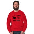 thumbnail image 5 of Love You Pho Real Vietnamese Food Sweatshirt for Men or Women Brisco Brands X, 5 of 6