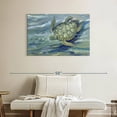 thumbnail image 2 of Elephant Stock East Point Sea Turtle Wall Art - Horizontal Canvas Wall Art - Living Room Wall Decor - Animal Canvas - Blue And Green Decor By Paul Brent - 39" x 26", 2 of 8