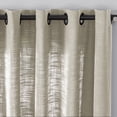 thumbnail image 2 of TWOPAGES Faux Linen Drape Grommet Room Darkening Curtain for Living Room, 1 Panel, 52"x84", Burlywood Birch, 2 of 5
