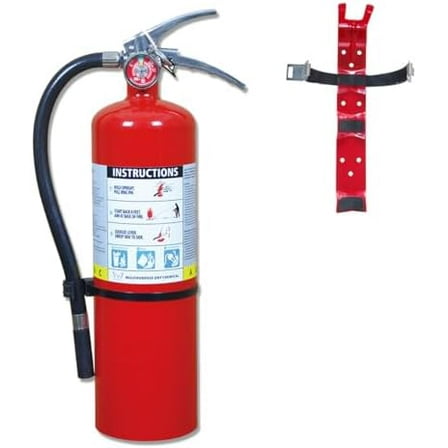 Fire Extinguisher for Home ABC Dry Chemical Fire Extinguisher with Wall Bracket 5LB Suitable for Office Truck