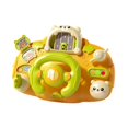 thumbnail image 1 of MERIGLARE Kids Steering Wheel Multifunctional with Sound for Twisting Pressing Pushing yellow, 1 of 9