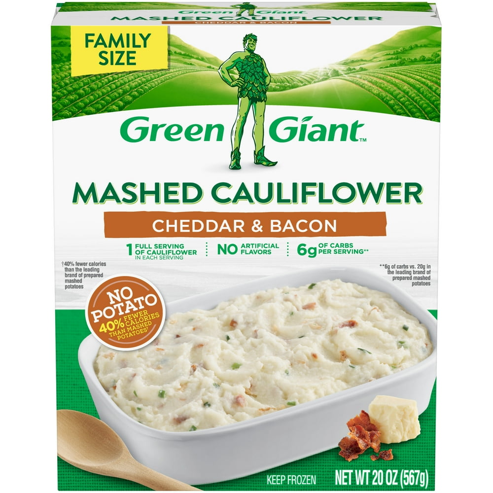 Green Giant® Mashed Cauliflower Cheddar & Bacon 20 oz. Box