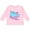 AD-Pink, variant on Inktastic Cute Narwhal I'm a Unicorn of The Sea Girls Long Sleeve Toddler T-Shirt
