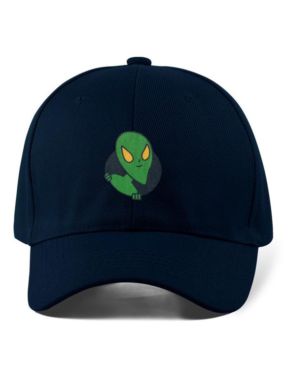 Cute Alien Peeking Hat Hat -Image by Shutterstock, Small